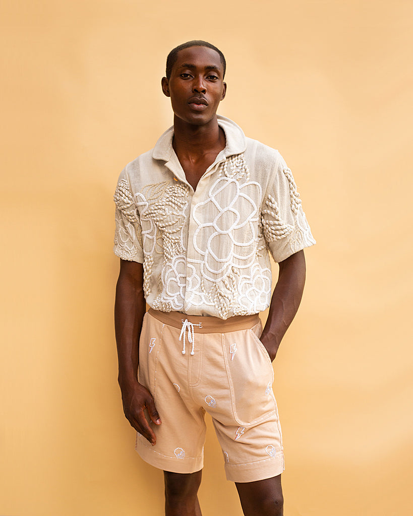 dress shirts summer Men's Solid Dress Shirts Summer Short Sleeve Button Down Linen Shirt