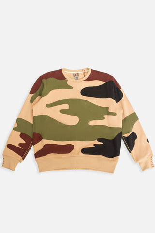 SWEATSHIRT Camo 4 Patch